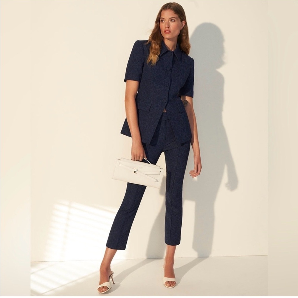 Veronica Beard Dell Jacquard jacket (2)  & Pant- size 6 pant. Price is for set